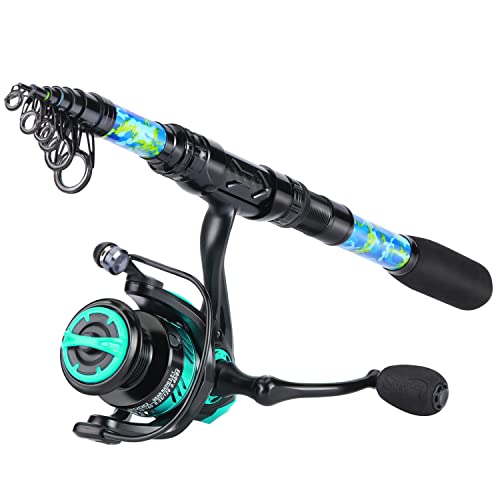 Telescopic Fishing Rod and Reel Combo