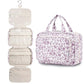 Travel Toiletry Bag for Women Large Hanging Makeup Bag Organizer Toiletries Bag for Full Size Essentials Accessories Cosmetics