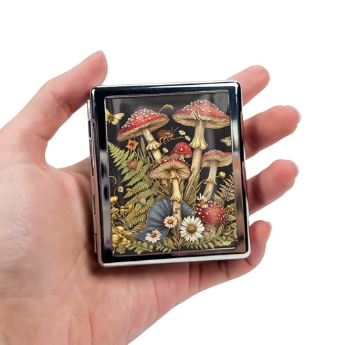 8‑Compartment Metal Pill Box Organizer