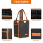 6 Bottle Wine Carrier Tote Bag (2 Count)