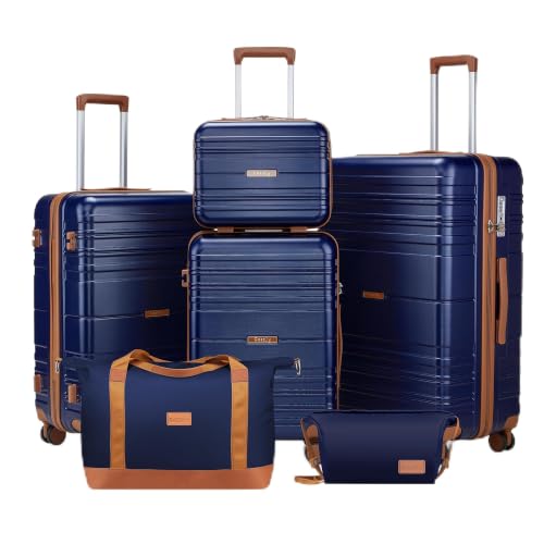 Luggage Sets with Spinner Wheels (6 Count)
