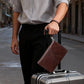 Polare Leather Passport Holder Travel Document Organizer Ticket Holder Case