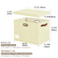 17" Large Collapsible Storage Bins with Lids (3 Count)