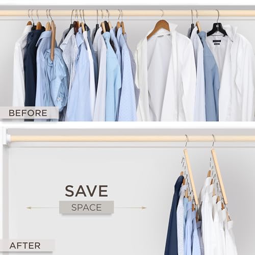 Space Saving Hangers for Closet (4 Count)