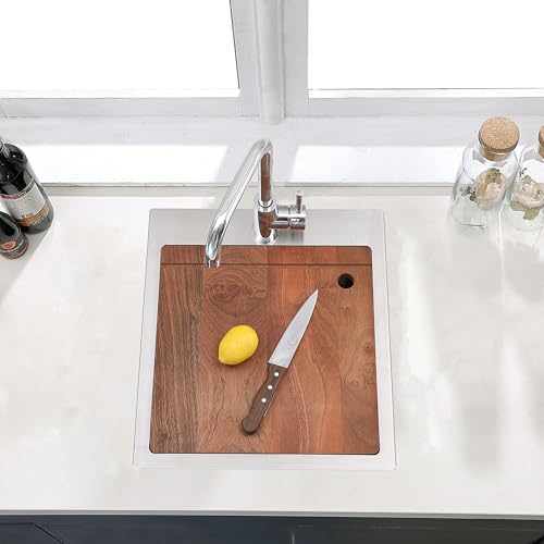 17x19 Inch Drop in Bar Sink Brushed Nickel