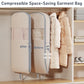 2 Pack 54" Space Saving Garment Bags for Hanging Clothes With Compression Zipper Carry Handles and Window (2 Count)