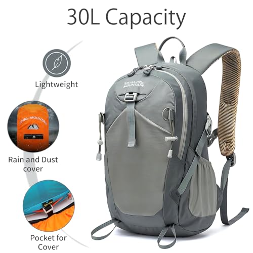 Hiking Backpack 30L Foldable Travel Daypack For Women Men