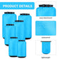 6 Pcs Waterproof Dry Bag Set for Kayaking & Camping (6 Count)