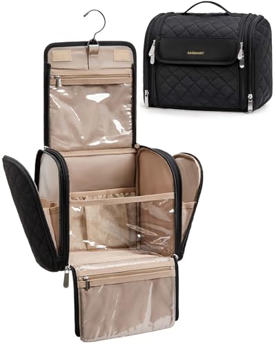 Makeup Bag for Women with Hanging Hook
