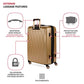 7272 Energie Expandable Hardside Luggage with Spinner Wheels and TSA Lock