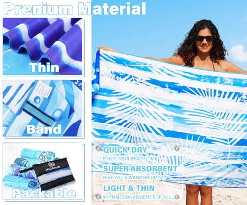 Microfiber Beach Towel (2 Count)