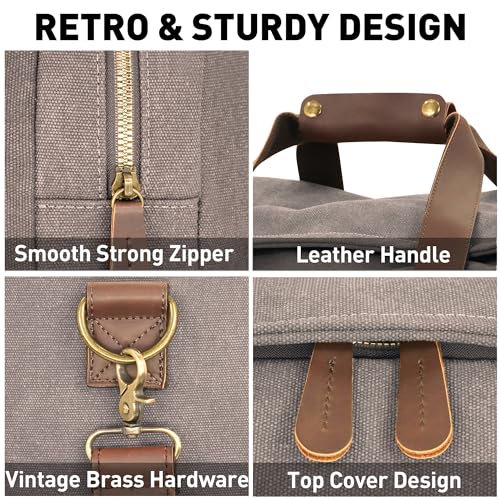Vintage Canvas Duffle Bag