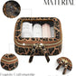Small Makeup Bag Clear Mini Pouch Cosmetic Case Travel Leopard Make Up Bag for Purse Accessories Cheetah Print Travel Clear Case for Car Essentials Women Cute Leather Little Cosmetic Pouch with Zipper