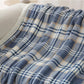 Sherpa Blanket Queen Plaid Thick Bed Blanket