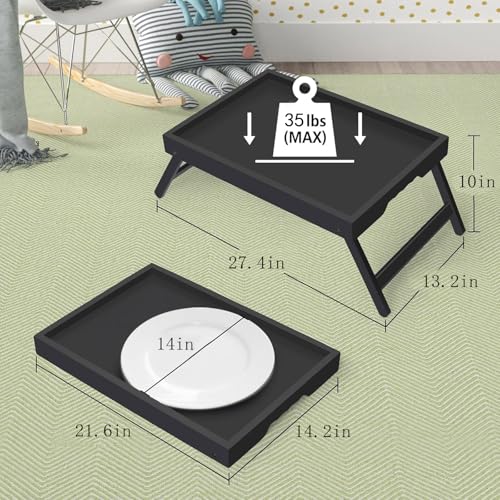 FSC 100% Bamboo Bed Tray with Folding Legs