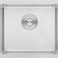 17 in. x 15 in. x 9 in. 16-Gauge Stainless Steel Undermount Single Bowl Bar Prep Kitchen Sink with Collapsible Colander Set and Strainer