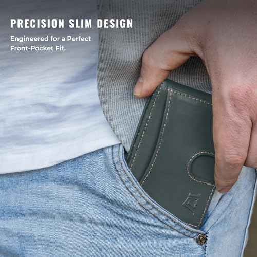 Money Clip Slim Minimalist Wallet for Men