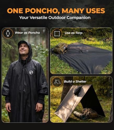 Rain Poncho for Adults