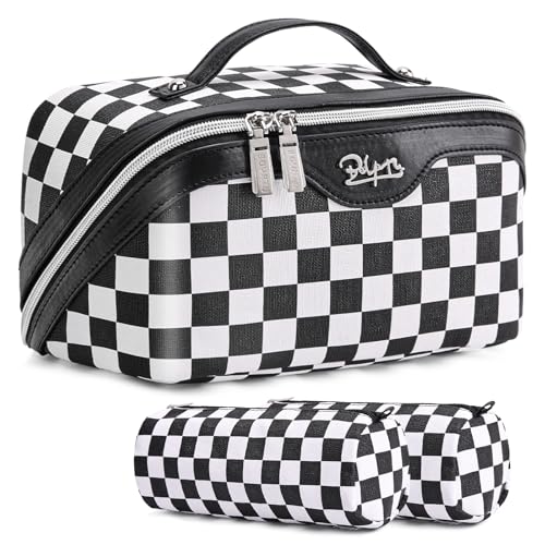 Travel Makeup Bag Cosmetic Bags for Women (3 Count)