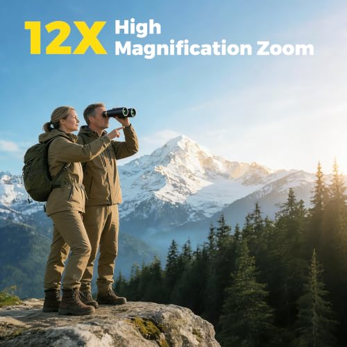 12x42 Binoculars for Adults High Powered Waterproof with Large View