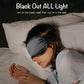 LULUSILK Mulberry Silk Sleep Eye Mask Blindfold with Elastic Strap Headband, Soft Eye Cover Eyeshade for Night Sleeping, Travel, Nap(Black), Pack of 1
