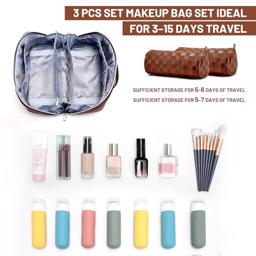 Travel Makeup Bag Organizer (3 Count)