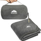 Premium Soft Rolled Travel Blanket Airplane Plush Throw