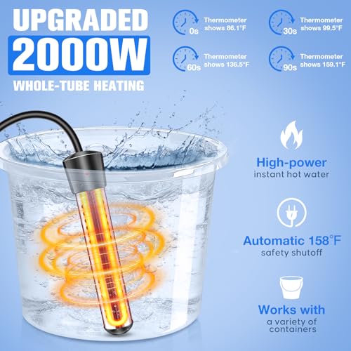 Upgraded Portable Shower with Heater