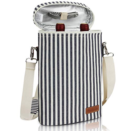 2 Bottle Wine Tote Carrier (2 Count)
