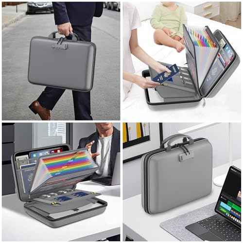 Fireproof File Organizer with Lock