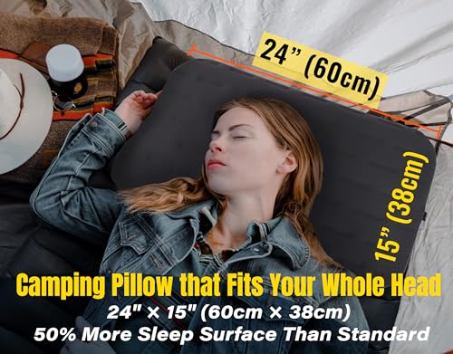Aluft Ultra Inflatable Camping Travel Pillow