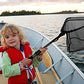 Fishing Net Fish Floating Landing Net with Handle