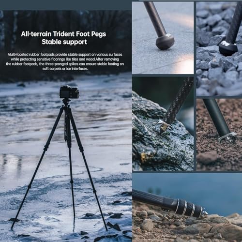 Falcam TreeRoot F38 Pro Quick Lock Carbon Fiber Tripod with 360° Ball Head