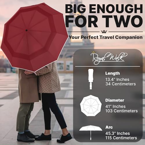 Compact Travel Umbrella for Rain