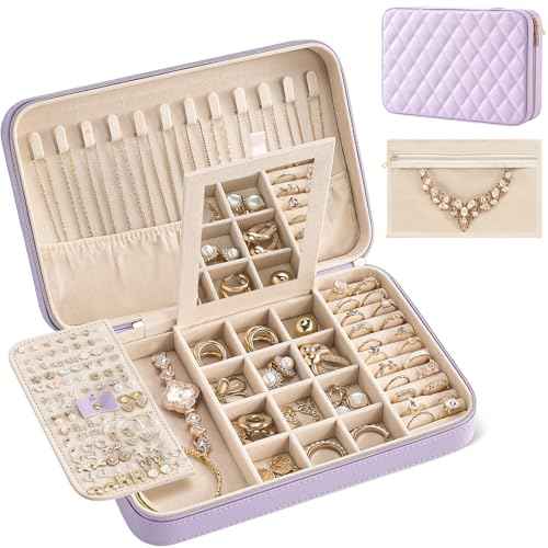 Travel Jewelry Case for Women Girls