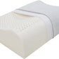 High-Profile Nature Latex Foam Pillow,Slightly Soft for Cervical Support，Thick Cervical Neck Contour Pillow for Stomach/Side/Back Sleepers，for Wide Shouldered People (23.6"×15.7"×4.5"/5.3")