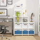 Large Fabric Storage Bins with 3 Handles