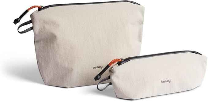 Bellroy Lite Pouch Duo (Lightweight Pencil case and Pouch) - Ash