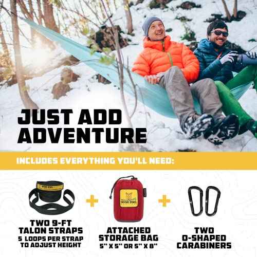 Hammock for Camping Double Hammocks Gear for The Outdoors Backpacking Survival or Travel