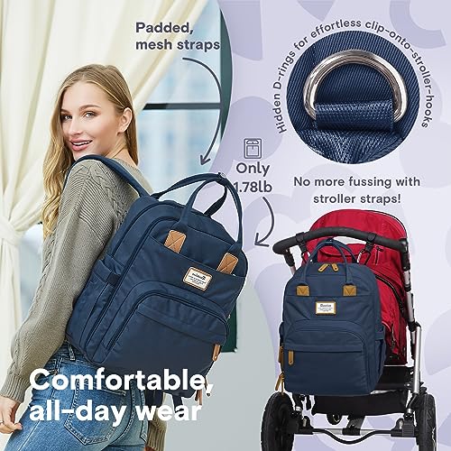 Baby Diaper Bag Backpack with Changing Pad