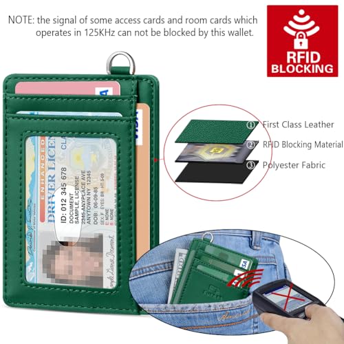Slim Minimalist Wallet RFID Credit Card Holder for Men