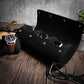 Barton Leather Watch Roll for 3 Watches
