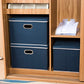 Large Collapsible Storage Bins with Lids [3 (3 Count)