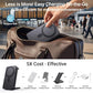 5-in-1 Portable Charger,10000mAh Foldable Power Bank Fast Charging,MagSafe Charger Battery Pack Magnetic,Travel Wireless Charging Station for iPhone 17/16/15/14/13/12,iWatch,Air pods, Black