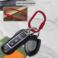 Key Chain Brass Key Rings 2 Pack Screw Lock Key Organizer with 4 Rings Carabiner Keychain Clip for Men and Women (2 Count)