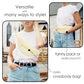 Large Yellow Waist Bag Sling Fanny Pack for Women Trendy Travel Essential