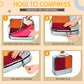 5 Pcs Packing Cubes for Suitcase Large Travel Cubes Carry on Luggage Organizer Bags for Clothes Accessories (5 Count)