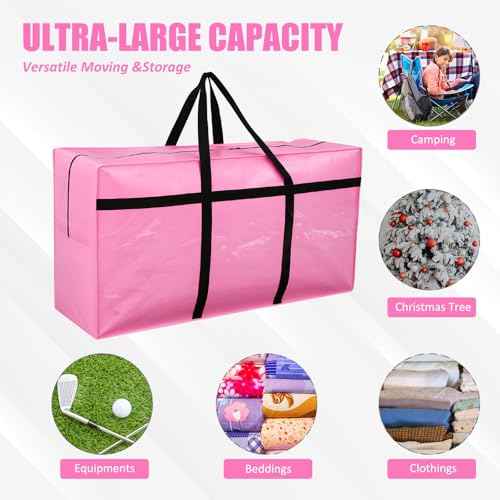 4 Pcs 96 Gallon Extra Large Moving Bags Heavy Duty Storage Bag (4 Count)