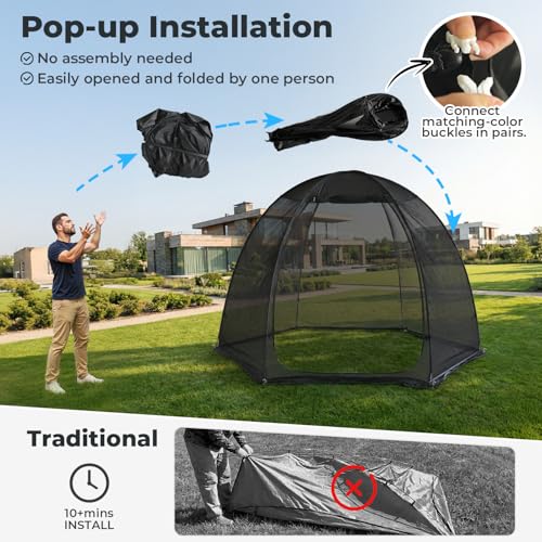 Pop Up Screen House Tent 10x10 FT
