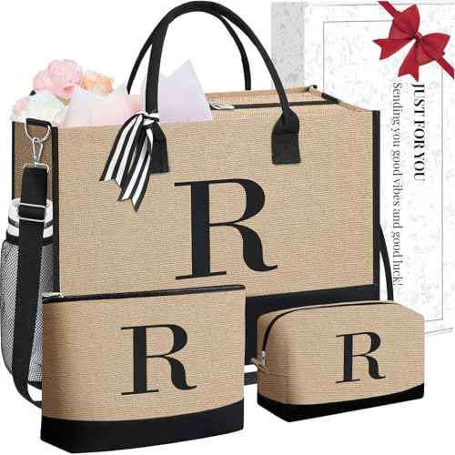 Initial Tote Bag